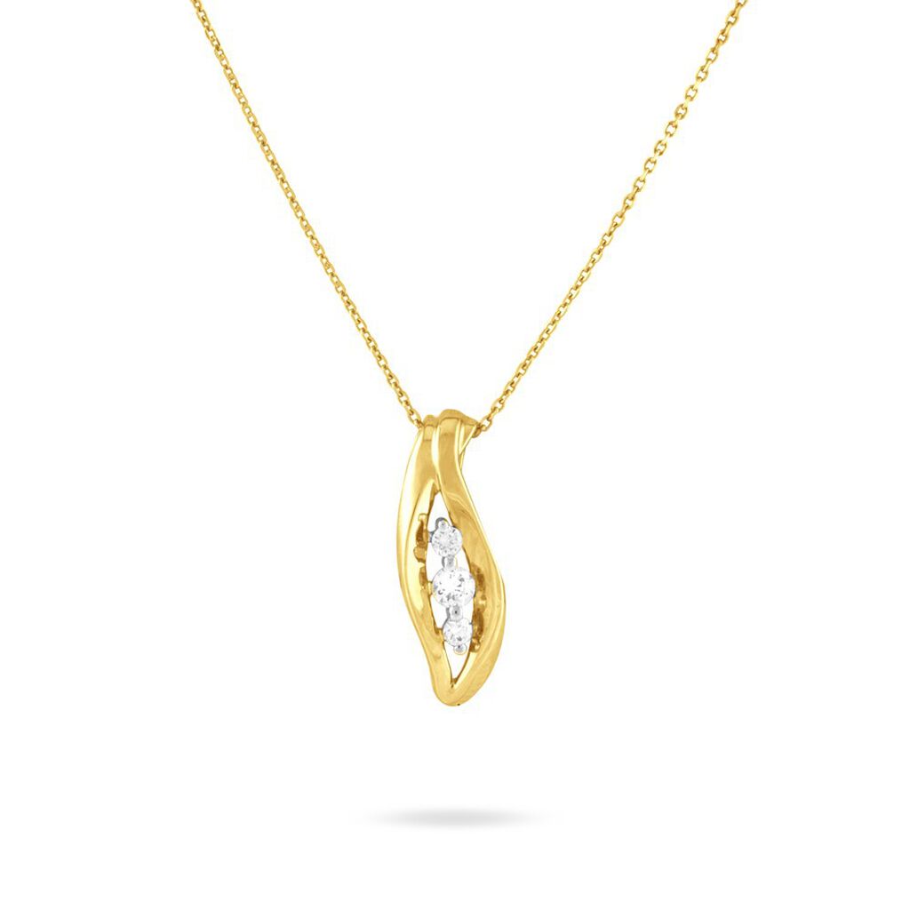 Collier Caline Or Jaune Diamant - Colliers Femme | Histoire d’Or