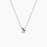 Collier Dark Trilogy Argent Blanc Oxyde De Zirconium - F&ecirc;te des p&egrave;res Homme | Histoire d&rsquo;Or
