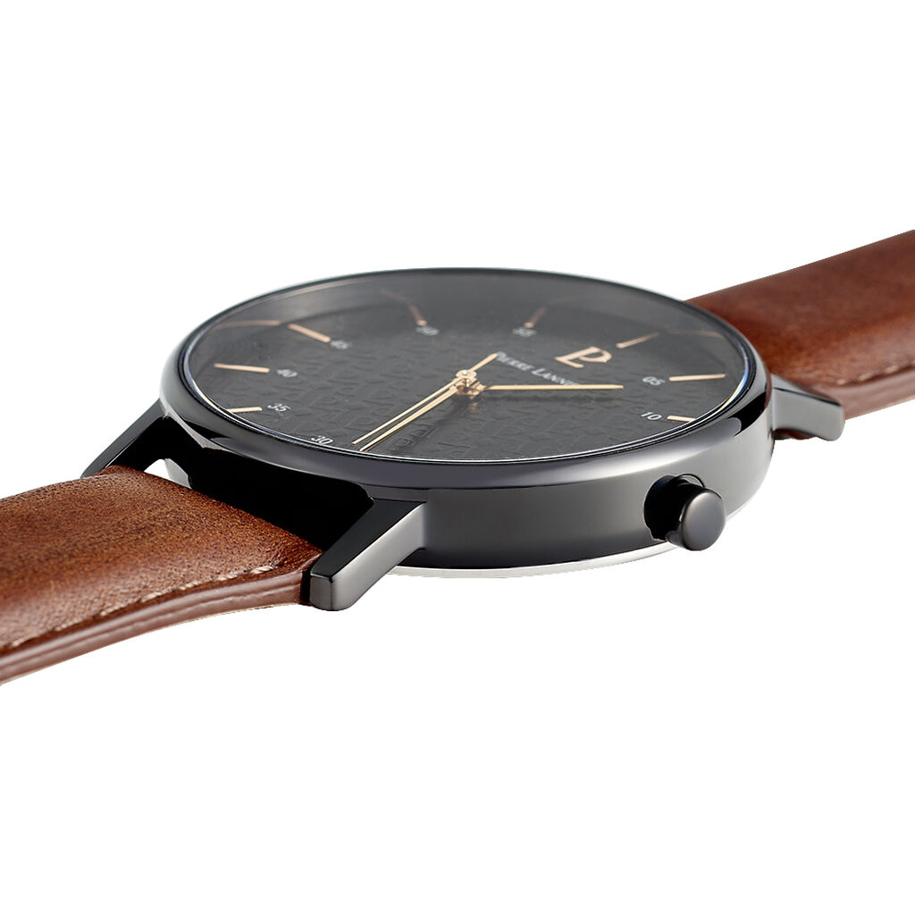 Montre Pierre Lannier Collection Cityline Noir - Montres Homme | Histoire d&rsquo;Or