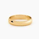 Alliance Bastian Or Jaune - Alliances 18 carats Unisex | Histoire d&rsquo;Or