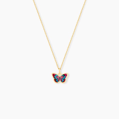 Collier Sulivia Papillon Or Jaune - Colliers Enfant | Histoire d’Or