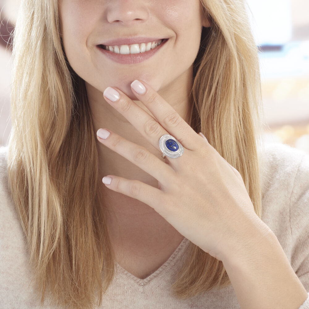Bague argent lapis 2025 lazuli