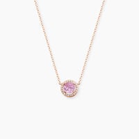 Collier Rio Copacabana Argent Rose Oxyde De Zirconium