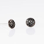 Boucles D'oreilles Puces Teani Or Blanc Diamant - Clous d'oreilles Femme | Histoire d&rsquo;Or