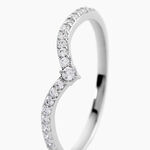 Bague Aile De Mouette Argent Blanc Oxyde De Zirconium - Cadeaux de naissance Femme | Histoire d&rsquo;Or