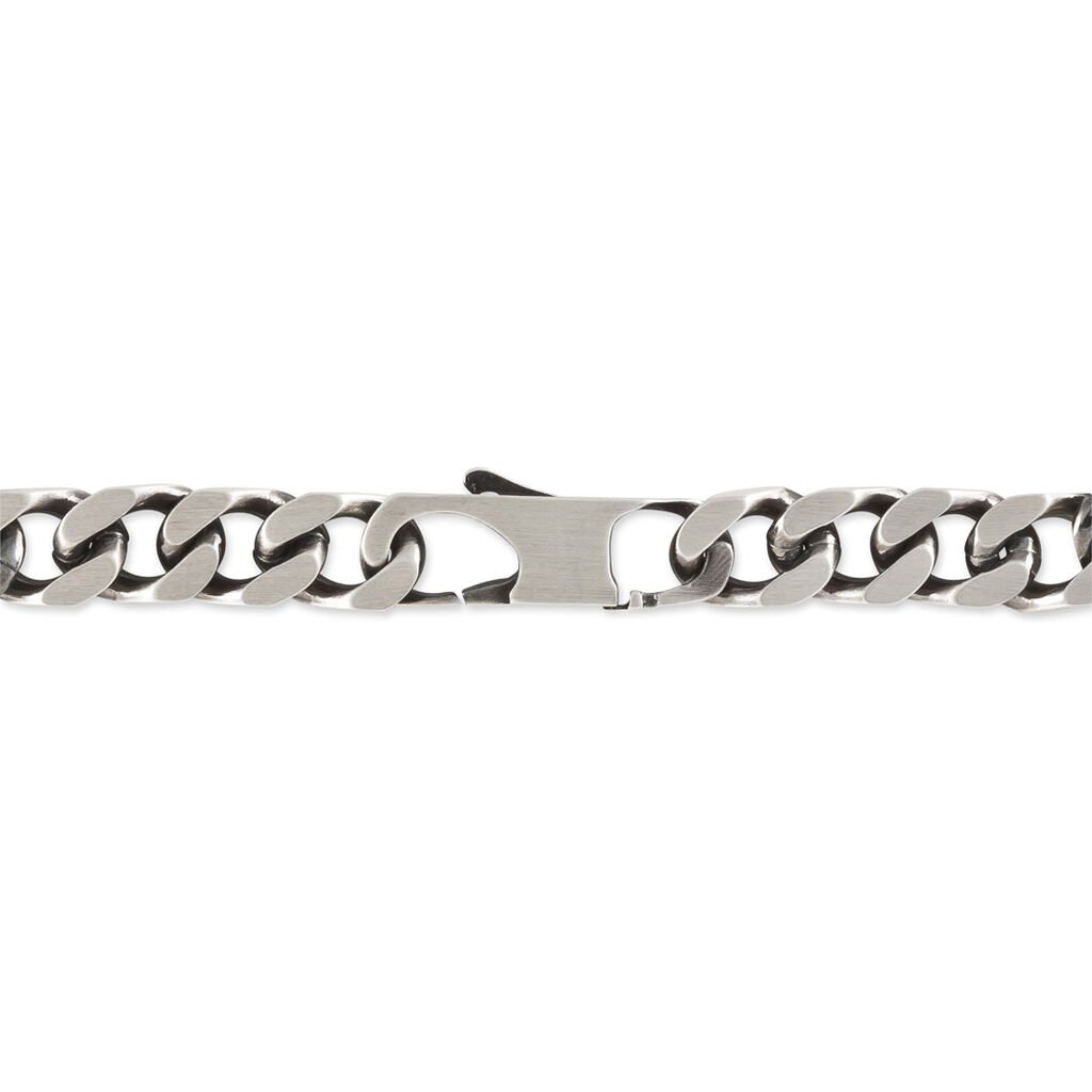 Bracelet Identité Casper Argent Gris - Gourmettes Homme | Histoire d’Or