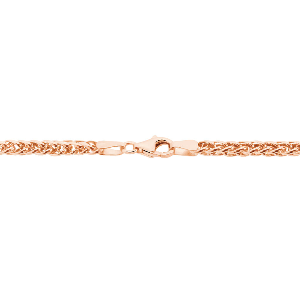 Bracelet Jolien Maille Spiga Or Rose - Bracelets chaîne Femme | Histoire d’Or
