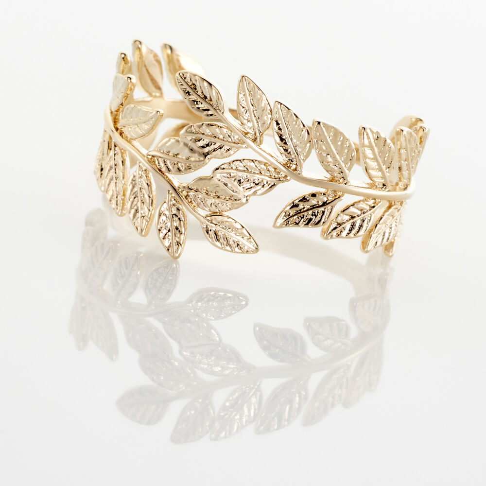 Bague feuille or discount