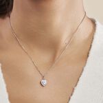 Collier Calvi Argent Blanc Oxyde De Zirconium - Colliers fantaisie Femme | Histoire d&rsquo;Or