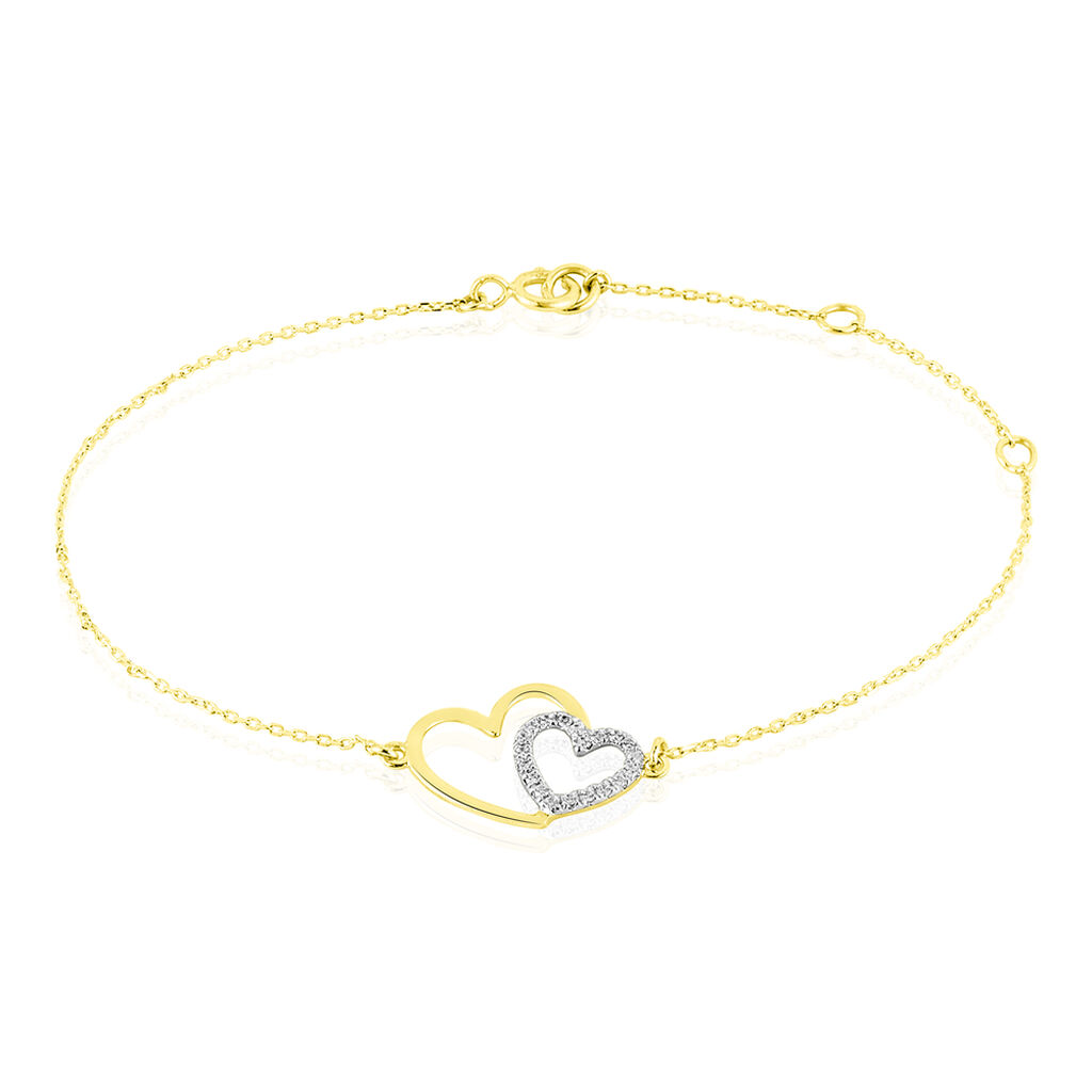 Bracelet Marineta Or Jaune Oxyde De Zirconium