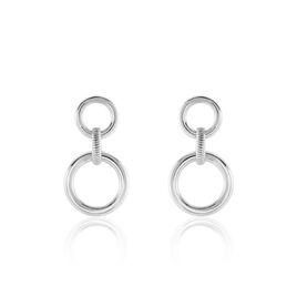 Boucles D'oreilles Pendantes Argent Gasparin - Boucles d'oreilles fantaisie Femme | Histoire d’Or