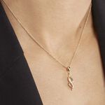 Collier Ishaae Plaqu&eacute; Or Jaune Oxyde De Zirconium - Colliers fantaisie Femme | Histoire d&rsquo;Or