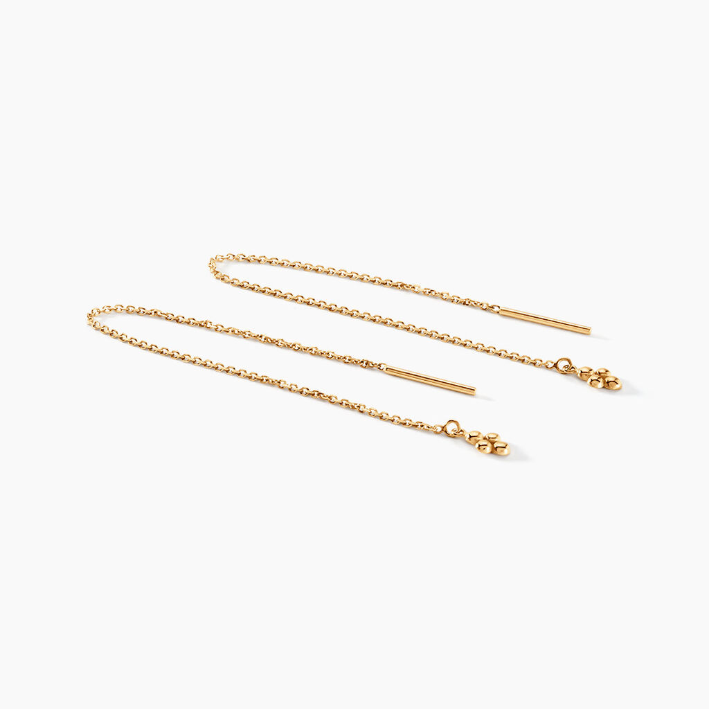 Boucles D&rsquo;oreilles Pendantes Pendilla Or Jaune