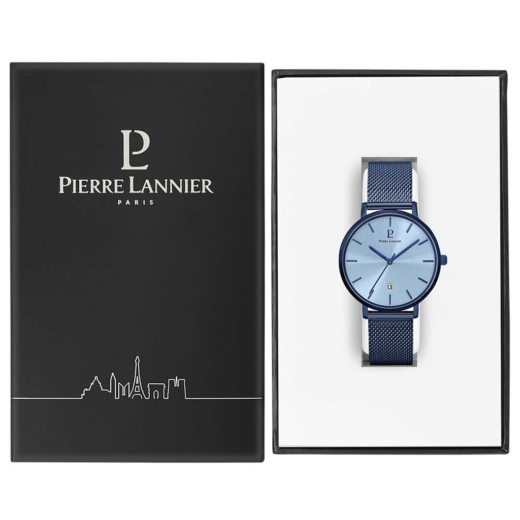 Montre Pierre Lannier Echo Bleu - Montres Homme | Histoire d’Or