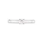 Bague Solitaire Anastasiane Or Blanc Diamant - Bagues solitaires Femme | Histoire d&rsquo;Or