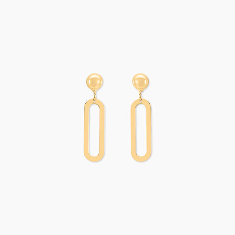 Boucles D'oreilles Pendantes Link Or Jaune - Boucles d'oreilles pendantes Femme | Histoire d’Or
