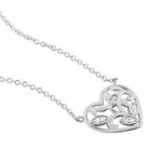 Collier Douglas Argent Blanc Oxyde De Zirconium - Colliers fantaisie Femme | Histoire d&rsquo;Or