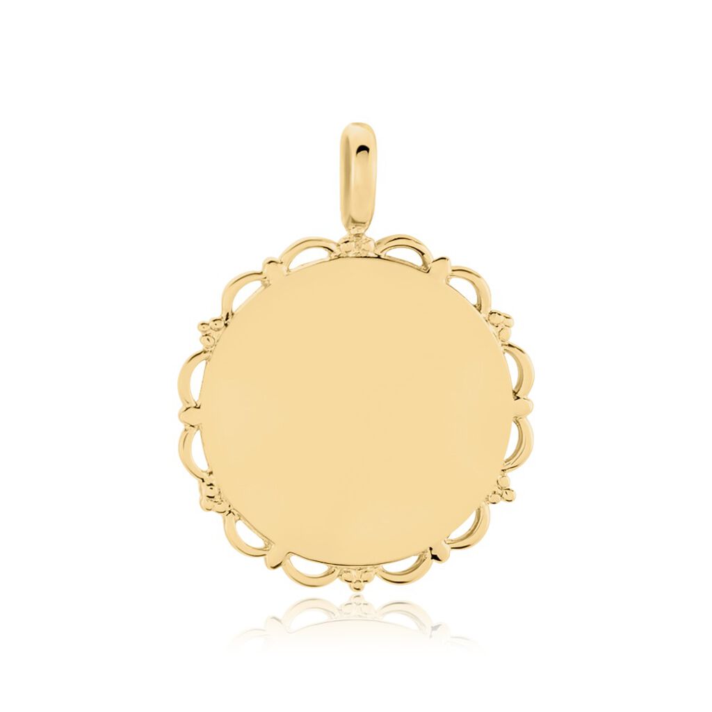 Pendentif Molya Plaque Or Doré - Pendentifs Femme | Histoire d’Or