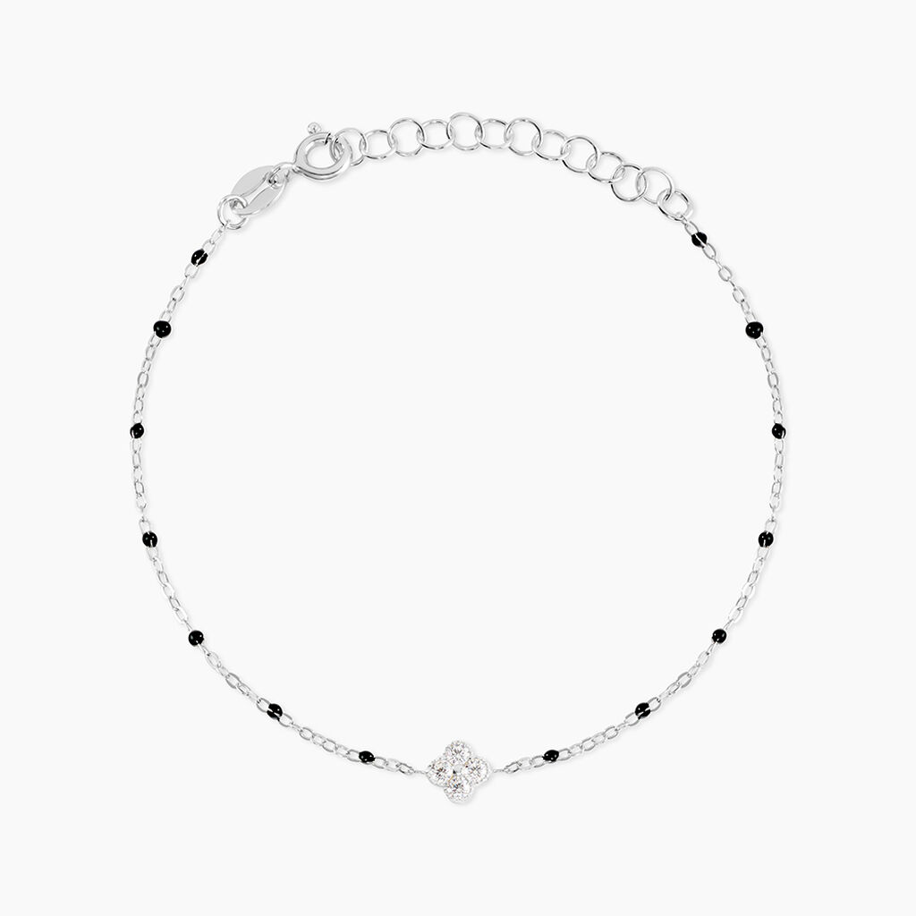 Bracelet Polka Argent Blanc Oxyde De Zirconium - Bracelets Femme | Histoire d&rsquo;Or