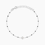 Bracelet Polka Argent Blanc Oxyde De Zirconium - Bracelets Femme | Histoire d&rsquo;Or