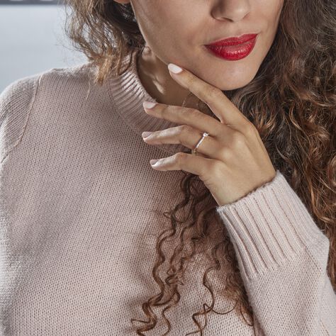 Bague Solitaire Hemera Or Jaune Diamant - Bagues solitaires Femme | Histoire d’Or