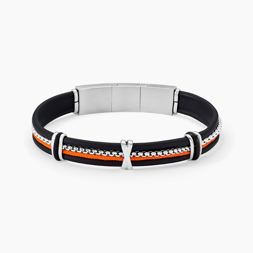 Bracelet Jourdan Leon Caoutchouc Multicolore - Nouveautés bijoux Homme | Histoire d’Or