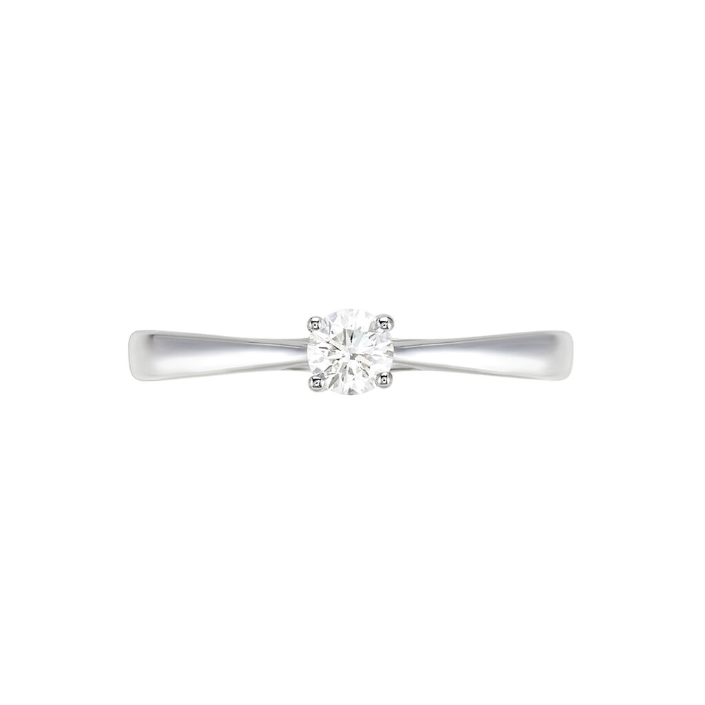 Bague Solitaire Aphrodite Platine Blanc Diamant - Bagues solitaires Femme | Histoire d’Or