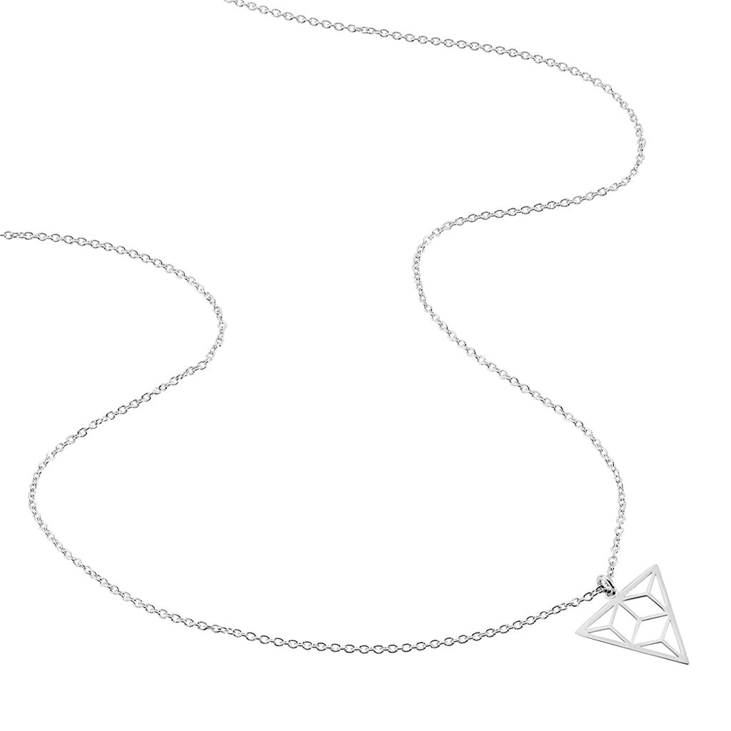 Collier Fidela Argent Blanc - Colliers fantaisie Femme | Histoire d’Or