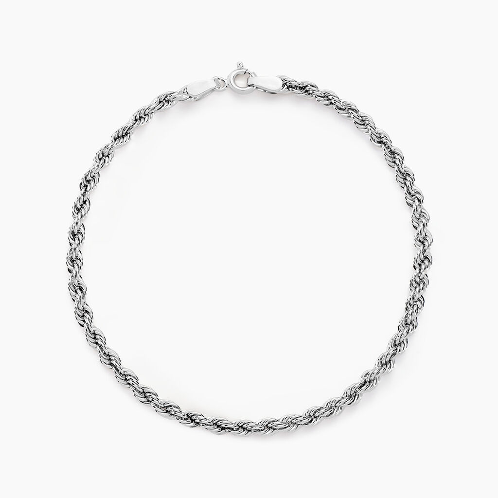 Bracelet Jerry Maille Corde Or Blanc - Bracelets chaîne Femme | Histoire d’Or