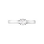 Bague Iris Platine Blanc Diamant - Bagues solitaires Femme | Histoire d&rsquo;Or