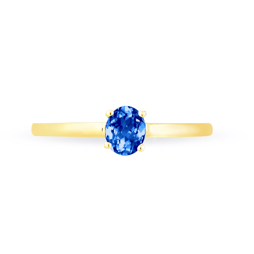 Bague Lily Or Jaune Saphir - Bagues solitaires Femme | Histoire d’Or