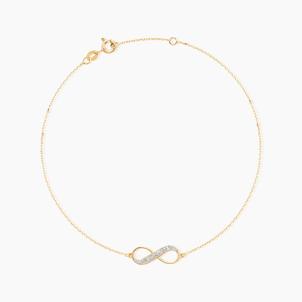 Cha&icirc;ne De Cheville Esparcette Or Jaune - Cha&icirc;nes de cheville Femme | Histoire d&rsquo;Or