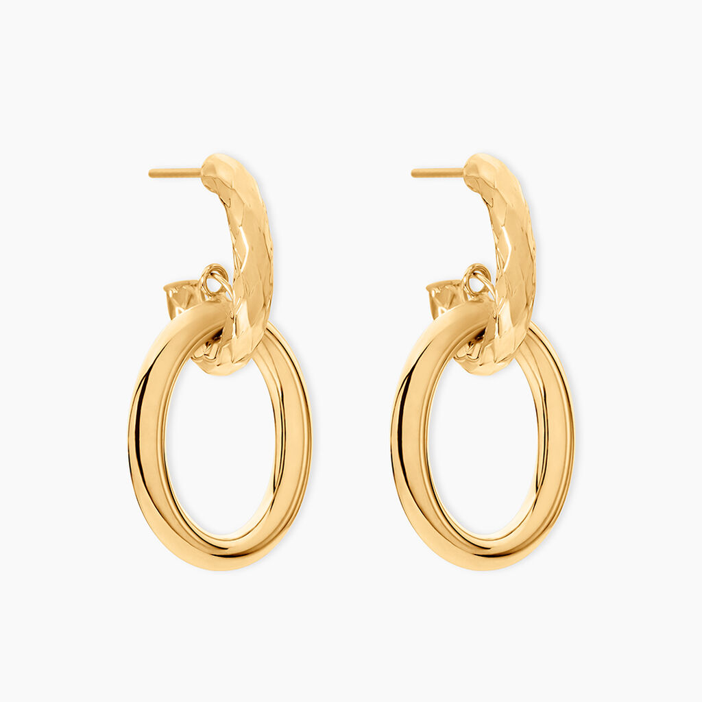 Boucles D'Oreilles Pendantes Caileigh Or Jaune - Boucles d'oreilles pendantes Femme | Histoire d&rsquo;Or