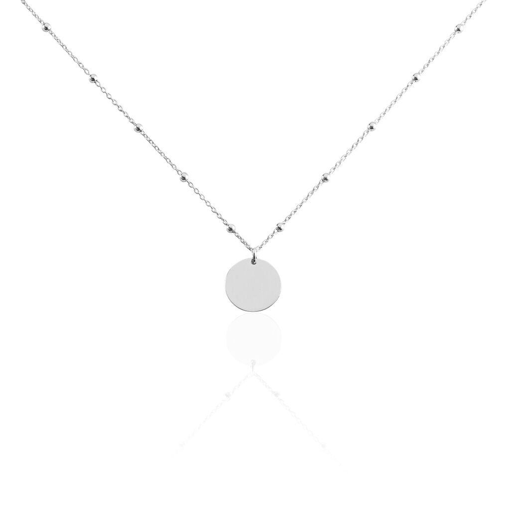 Collier Argent Blanc Mireio