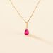 Collier Goutte Or Jaune Rubis - Colliers Femme | Histoire d’Or