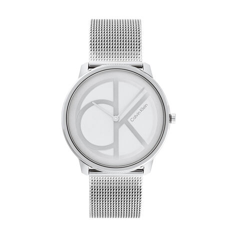 Montre Calvin Klein Iconic Mesh Argent - Montres Femme | Histoire d’Or