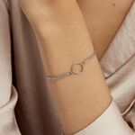 Bracelet Kaelly Argent Blanc - Bracelets Femme | Histoire d&rsquo;Or