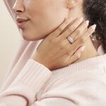 Bague Edenne Plaqu&eacute; Or Jaune Oxyde De Zirconium - Bagues avec pierre Femme | Histoire d&rsquo;Or