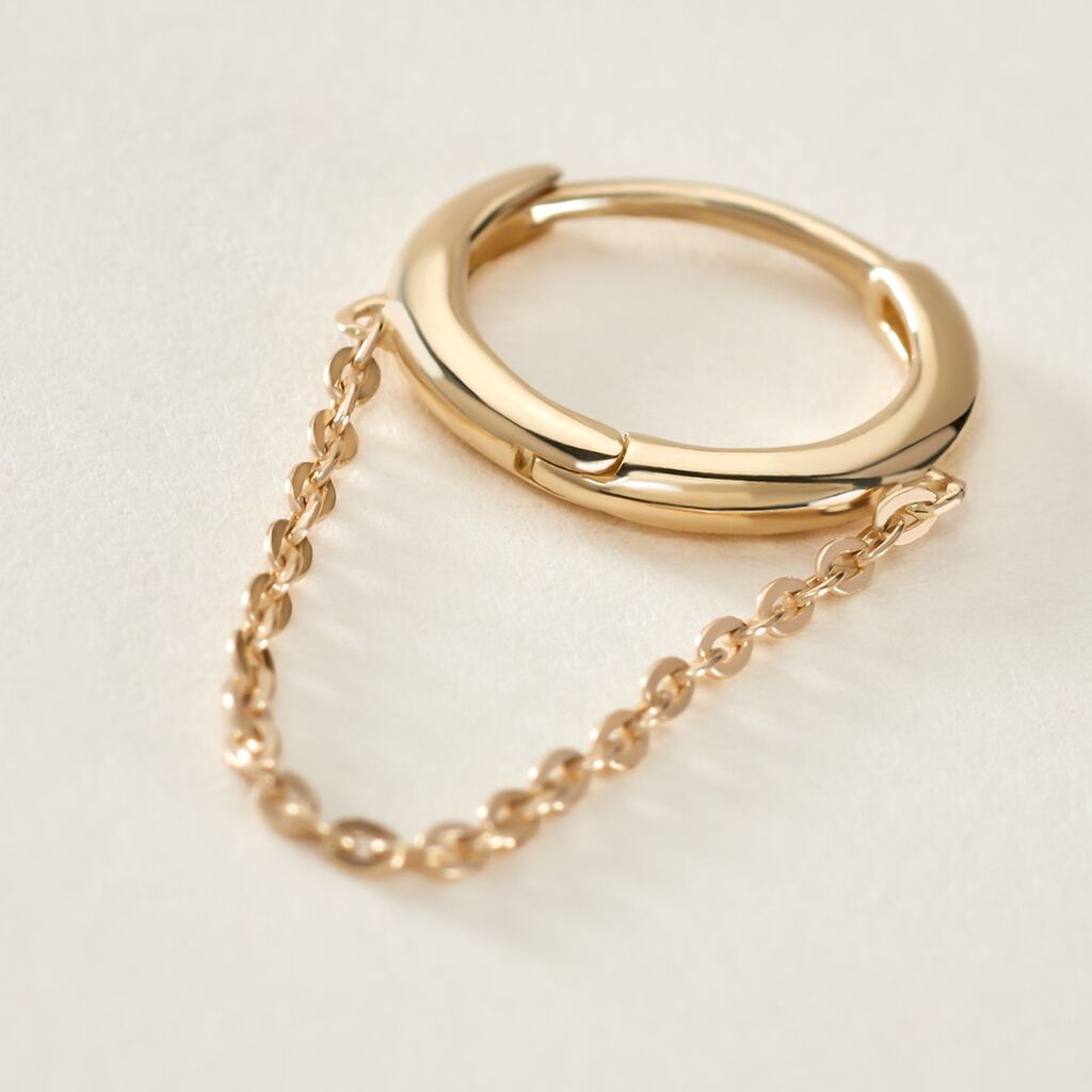 Bijou D'oreille Unitaire Or Jaune Brittani - Piercings d'oreilles Femme | Histoire d&rsquo;Or