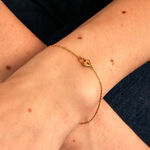 Bracelet Forever Plaqu&eacute; Or Jaune - Bracelets Femme | Histoire d&rsquo;Or
