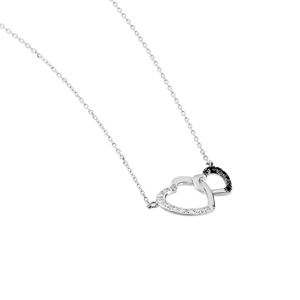 Collier Silana Or Blanc Diamant - Colliers Femme | Histoire d&rsquo;Or