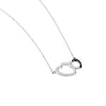 Collier Silana Or Blanc Diamant - Colliers Femme | Histoire d&rsquo;Or