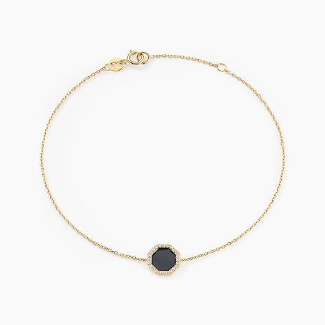 Bracelet Enos Or Jaune Oxyde De Zirconium - Bracelets Femme | Histoire d’Or