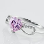 Bague Argent Blanc Atieno Oxyde De Zirconium - Bagues solitaires Femme | Histoire d&rsquo;Or