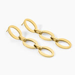 Boucles D'oreilles Pendantes Sprita Acier Dor&eacute; - Boucles d'oreilles fantaisie Femme | Histoire d&rsquo;Or