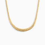 Collier Or Jaune Izel Maille Anglaise - Chaines Femme | Histoire d&rsquo;Or