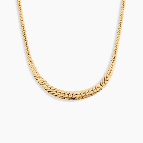 Collier Or Jaune Izel Maille Anglaise - Chaines Femme | Histoire d&rsquo;Or