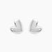 Boucles D'oreilles Puces Te Amo Argent Blanc - Boucles d'oreilles fantaisie Femme | Histoire d’Or