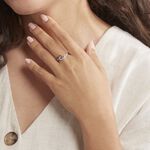 Bague Loriana Or Blanc Diamant - Bagues avec pierre Femme | Histoire d&rsquo;Or