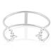 Bracelet Jonc Mahely Argent Blanc Oxyde De Zirconium - Bracelets joncs Femme | Histoire d’Or